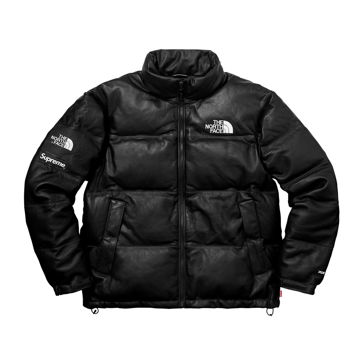 SUPREME×THE NORTH FACE 17FW LEATHER NUPTSE JACKET シュプリーム ...