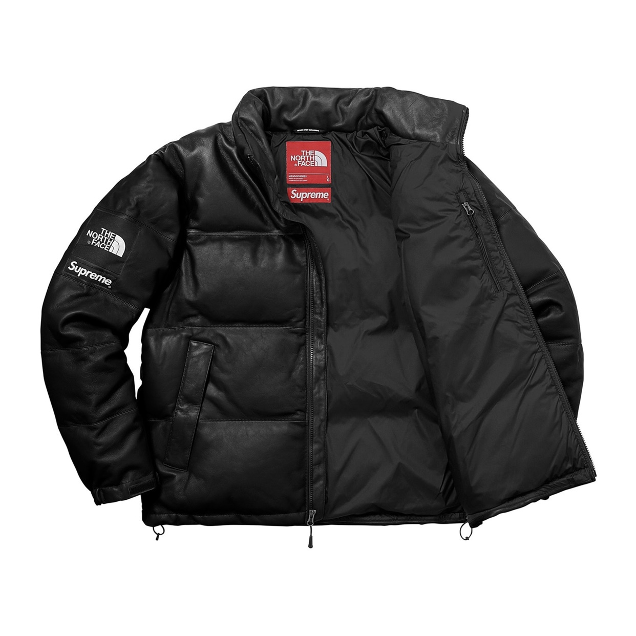 SUPREME×THE NORTH FACE 17FW LEATHER NUPTSE JACKET シュプリーム