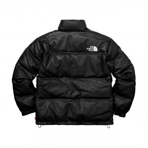 SUPREME×THE NORTH FACE 17FW LEATHER NUPTSE JACKET 