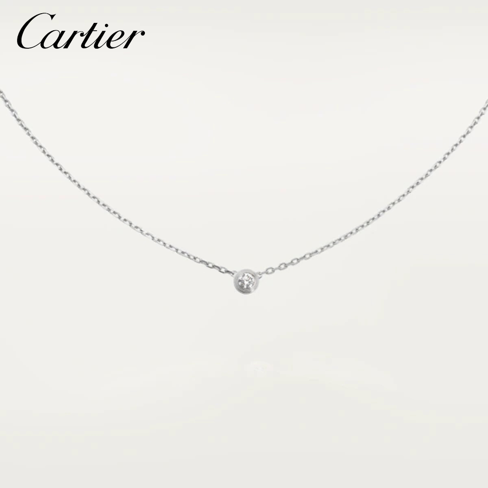 CARTIER カルティエ DIAMANTS LÉGERS NECKLACE SM ディアマン レジェ ...