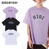 5252 BY O!Oi OiOi BLACKPINK ROSE着用 SIGNATURE T-SHIRTS 2021 シグネチャーTシャツ ブラック ホワイト パープル (1)(1)