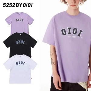 5252 BY O!Oi OiOi BLACKPINK ROSE着用 SIGNATURE T-SHIRTS 2021 シグネチャーTシャツ ブラック ホワイト パープル (1)(1)