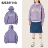 5252 BY O!Oi OiOi パーカー SIGNATURE HOODIE シグネチャーパーカー 23秋 男女兼用 パープル (2)