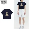 Marithe + Francois Girbaud マリテフランソワジルボー Tシャツ W DOODLE BEAR CROP TEE 24 SS春夏 レディース ネイビー (2)