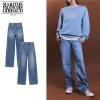 Marithe + Francois Girbaud マリテフランソワジルボー デニム・ジーパン W HIGH STRAIGHT DENIM PANTS  24SS春夏 レディース Blue (7)