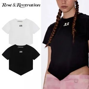 Rest & Recreation レストアンドレクリエーション ARROW POINT Tシャツ レディース ブラック ホワイト