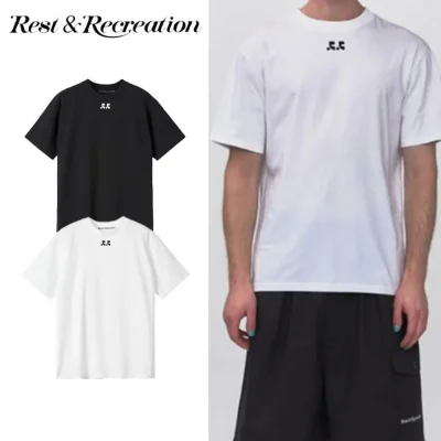 Rest & Recreation レストアンドレクリエーション RR LOGO OVERSIZE T-SHIRT 24SS春夏 男女兼用 ブラック ホワイト ..