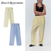 Rest & Recreation レストアンドレクリエーション RR STRIPE LOUNGE PANTS 24 SS春夏 パンツ イエロー ブルー..