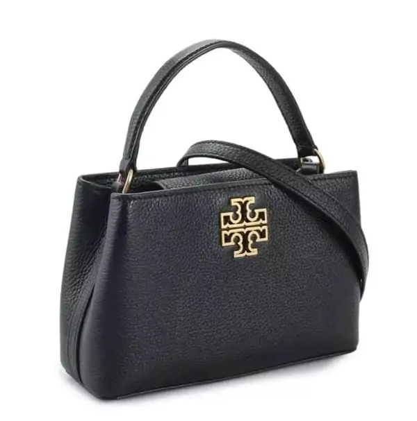 Tory Burch トリーバーチ バッグ Micro Satchel ブリテン マイクロ サッチェル バッグ レディース ブラック – Simpl  White