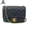 CHANEL シャネル CF Mini ミニマトラッセ ショルダーバッグ レディース ネイビー A35200 Y04059 94305