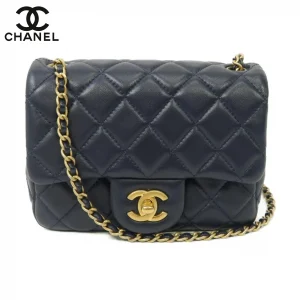 CHANEL シャネル CF Mini ミニマトラッセ ショルダーバッグ レディース ネイビー A35200 Y04059 94305