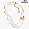 CHANEL シャネル パール ネックレス ペンダント レディース ホワイト ABD705 (1)