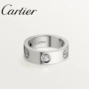 Cartier カルティエ LOVE RING ラブ リング 指輪 ホワイト N4210400 (1)