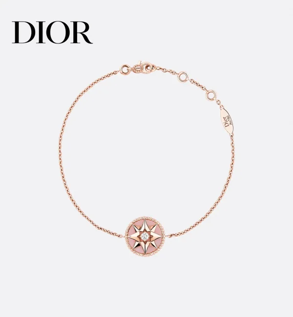 Dior ディオール Rose des Vents ローズデヴァン ブレスレット レディース ピンクゴールド ゴールド ブラック ホワイト ピンク グリーン JRDV95001 (1)