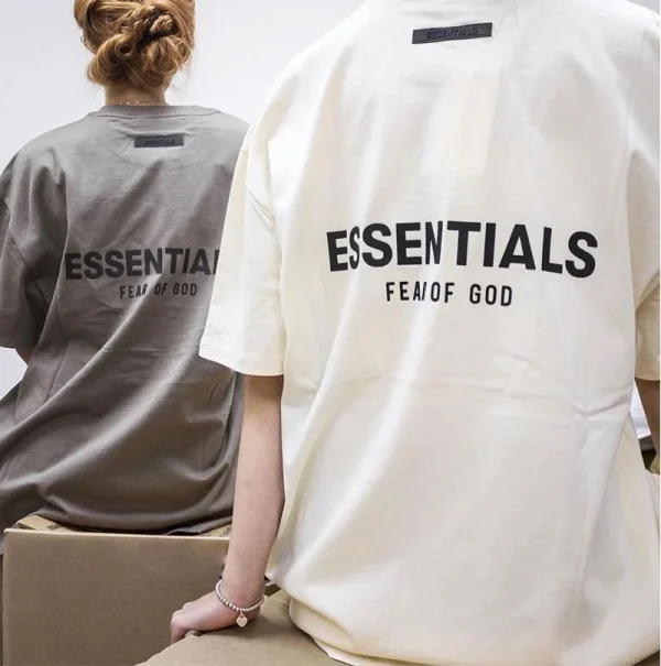 FOG ESSENTIALS エフオージーエッセンシャルズ Tシャツ 2024夏 男女兼用 ブラック ホワイト グレー ベージュ ブラウン 01