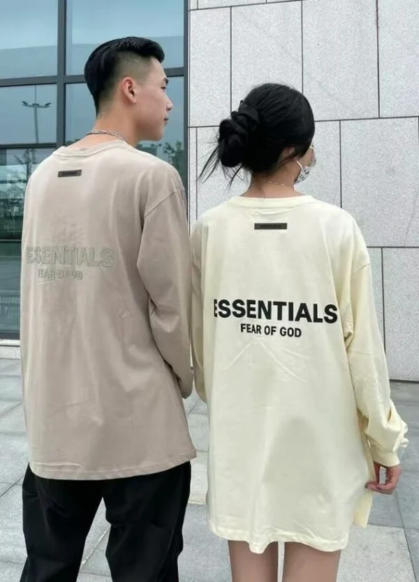 FOG ESSENTIALS エフオージーエッセンシャルズ Tシャツ メンズ ベージュ ブラウン グレー ブラック 01