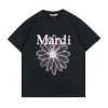 Mardi Mercredi マルディメクルディ デイジーダックスフントプリントルーズTシャツ#08 レディース ブラック