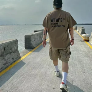 WTAPS ダブルタップス Tシャツ メンズ カーキ 01