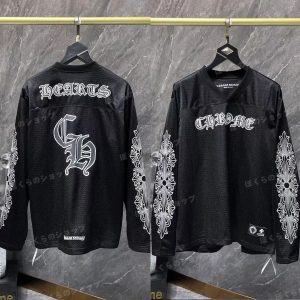 Chrome Hearts | クロムハーツ 長袖 Ｔシャツ ブラック ロンT カットソー ロングTシャツ 二層メッシュ メッシュ生地 夏着 秋着 黒  – Simpl White